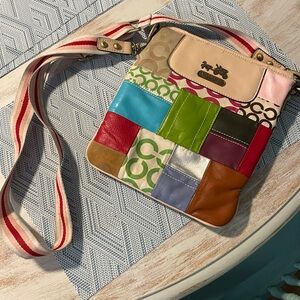 Coach patchwork crossbody